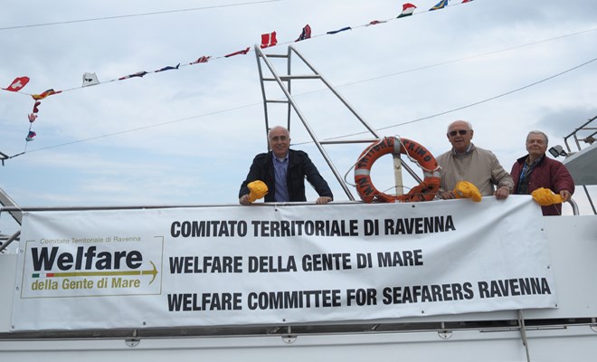 Visita al porto con il Comitato Welfare